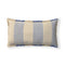 Lines Lumbar Pillow  option Blue