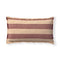 Lines Lumbar Pillow  option Marsala