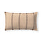 Lines Lumbar Pillow  option Rose