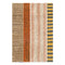 Color On Washable Rug  option Clay