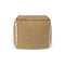Handloom Pouf  option Ochre
