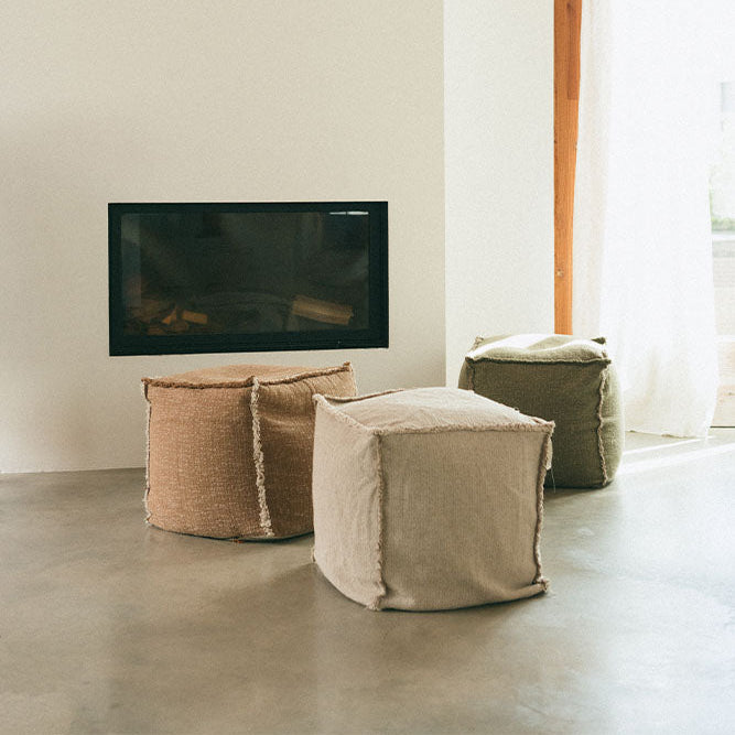 Handloom Pouf