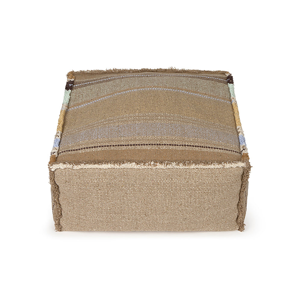 Handloom Puebla Pouf