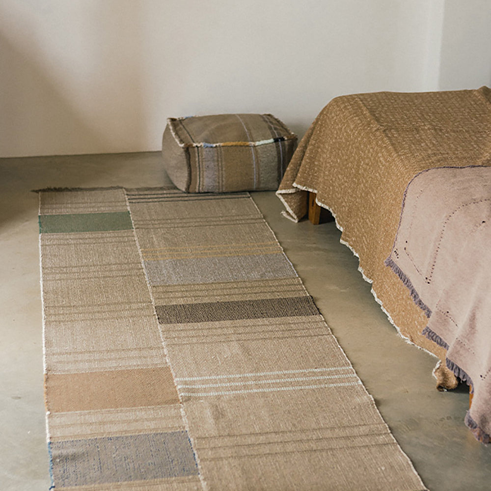 Handloom Puebla Pouf