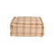 Handloom Tartan Pouf  option Rose