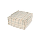 Handloom Tartan Pouf