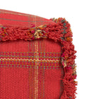 Handloom Tartan Pouf