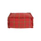 Handloom Tartan Pouf