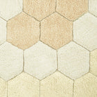 Honeycomb Round Washable Rug