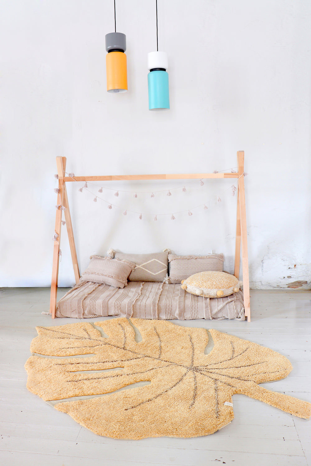 Monstera Washable Rug