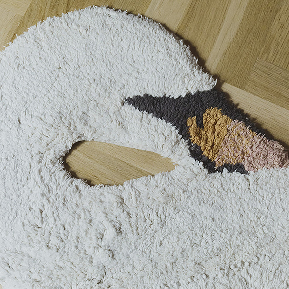 Swan Washable Rug