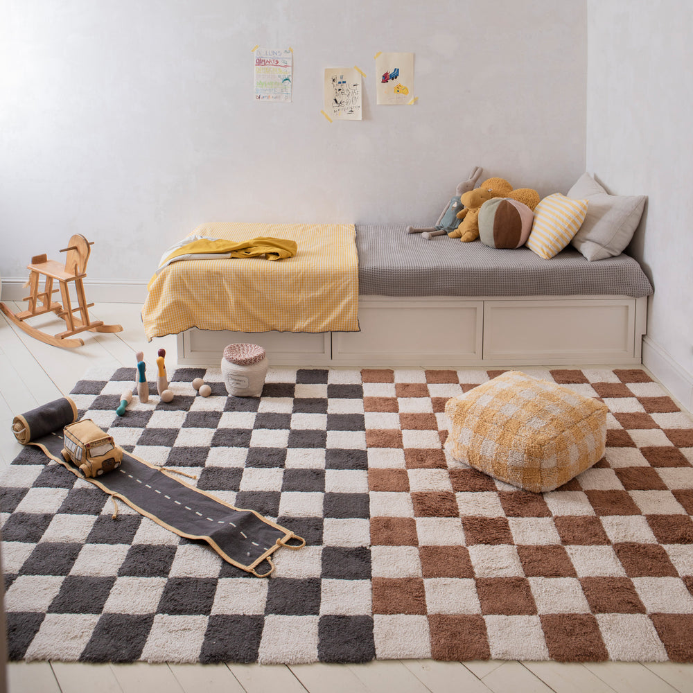 Tiles Washable Kitchen Rug