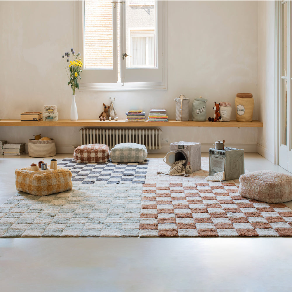 Tiles Washable Kitchen Rug