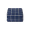 Geo Block Pouf  option Navy Blue / Whale Blue