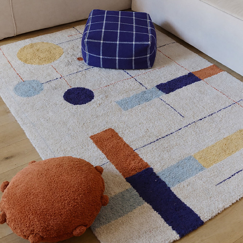 Geometric Washable Rug