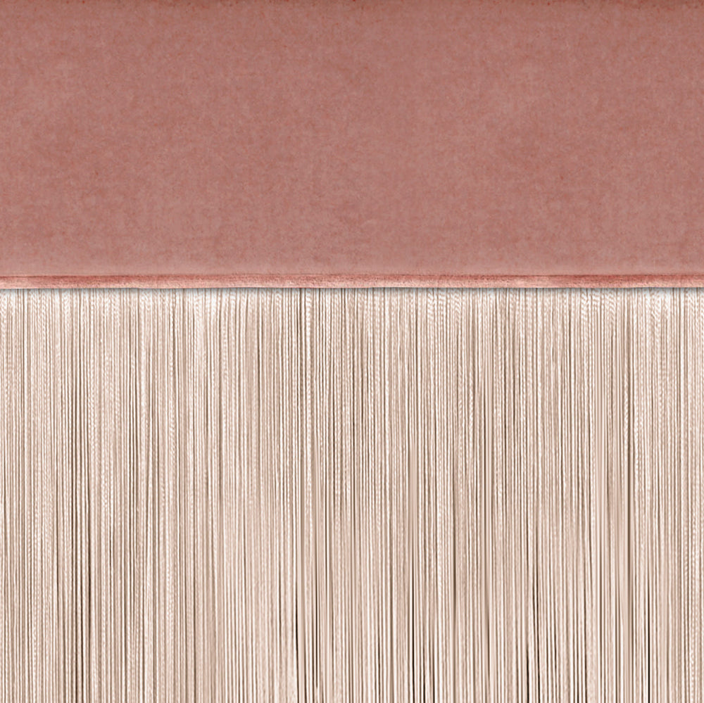 Bicolor Fringe Bench