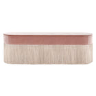 Bicolor Fringe Bench