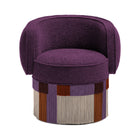 Clunis Pirouette Swivel Fringe Armchair