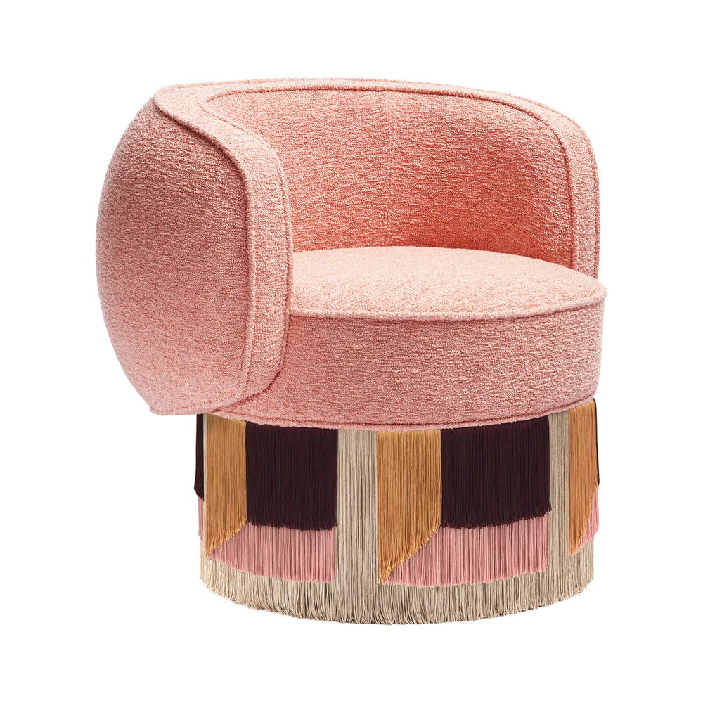 Flò Pirouette Swivel Fringe Armchair