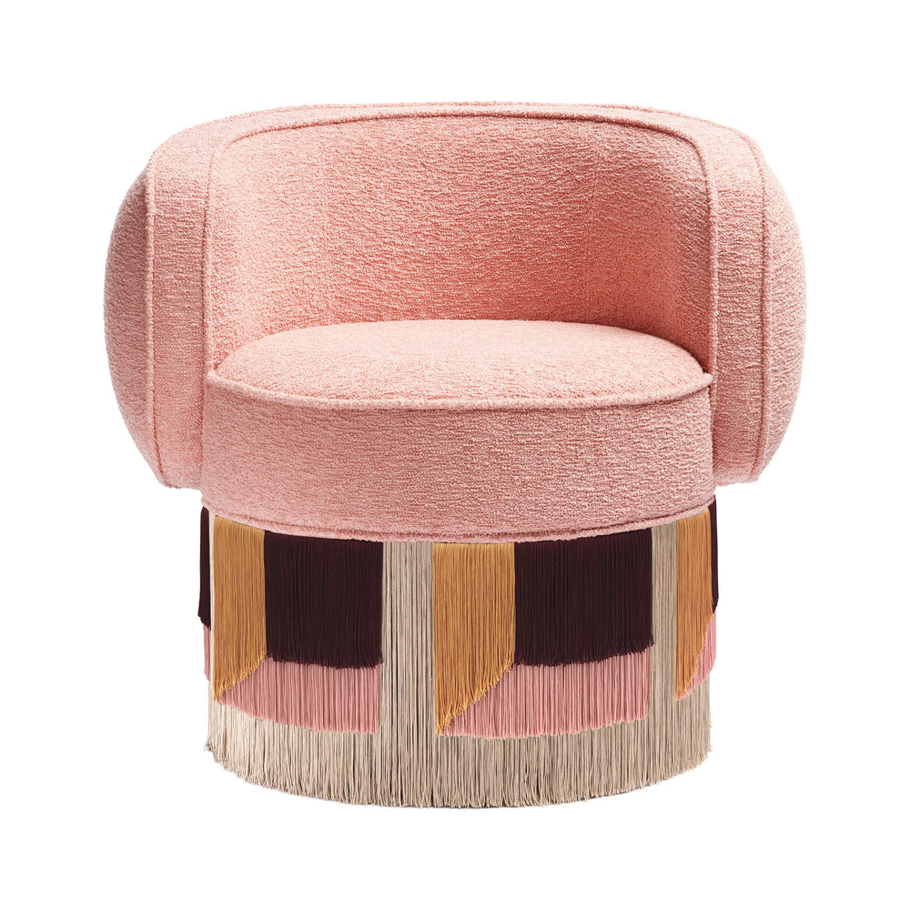 Flò Pirouette Swivel Fringe Armchair