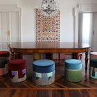 Geo Fringe Pouf