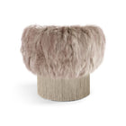 Pirouette Swivel Fringe Armchair
