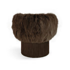 Pirouette Swivel Fringe Armchair