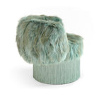 Pirouette Swivel Fringe Armchair