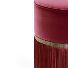 Plain Fringe Pouf