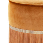 Plain Fringe Pouf