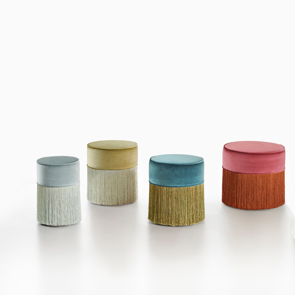 Sparkle Fringe Pouf