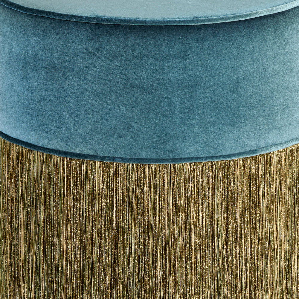 Sparkle Fringe Pouf