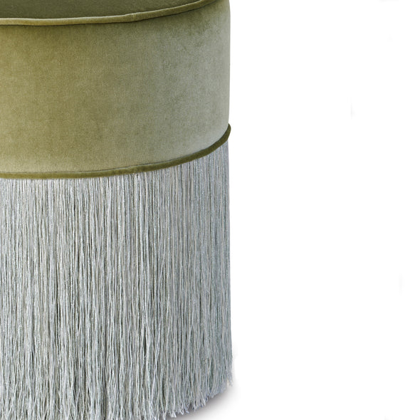 Sparkle Fringe Pouf