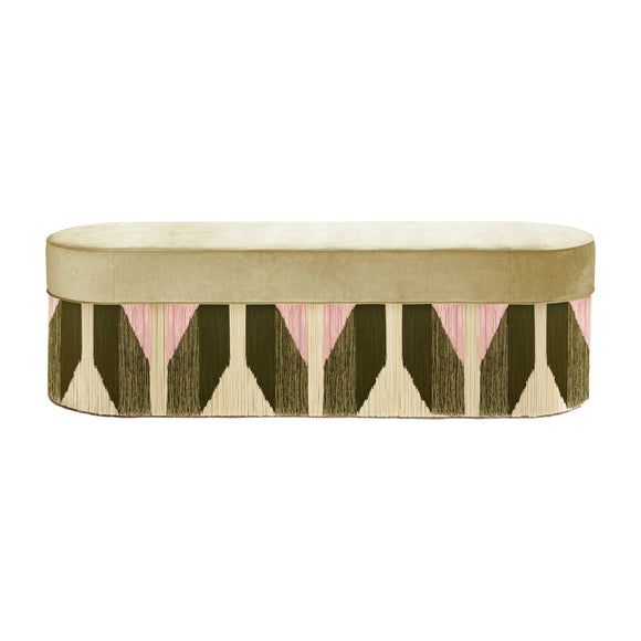 Treasure Tribe Fringe  Bench