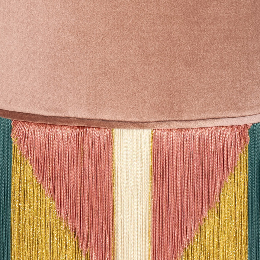 Treasure Tribe Fringe Pouf Large