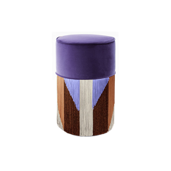 Treasure Tribe Fringe Small Pouf