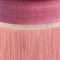 Bicolor Fringe Pouf  option Pink