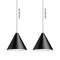 String Light Cone Pendant Light  option 2 x F6487030 - Two Cones (12m/39.4 ft)