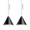 String Light Cone Pendant Light  option 2 x F6497030 - Two Cones (22m/72.2 ft)