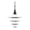 Enigma 425 Pendant Light  option Black