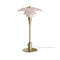 PH 2/1 Table Lamp  option Pale Rose Glass / Brass Metalized