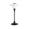 PH 2/1 Table Lamp  option White Glass / Black Metalized