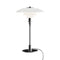 PH 3/2 Glass Table Lamp  option White Glass / Chrome