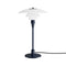 PH 3/2 Glass Table Lamp  option White Glass / Glossy Deep Blue
