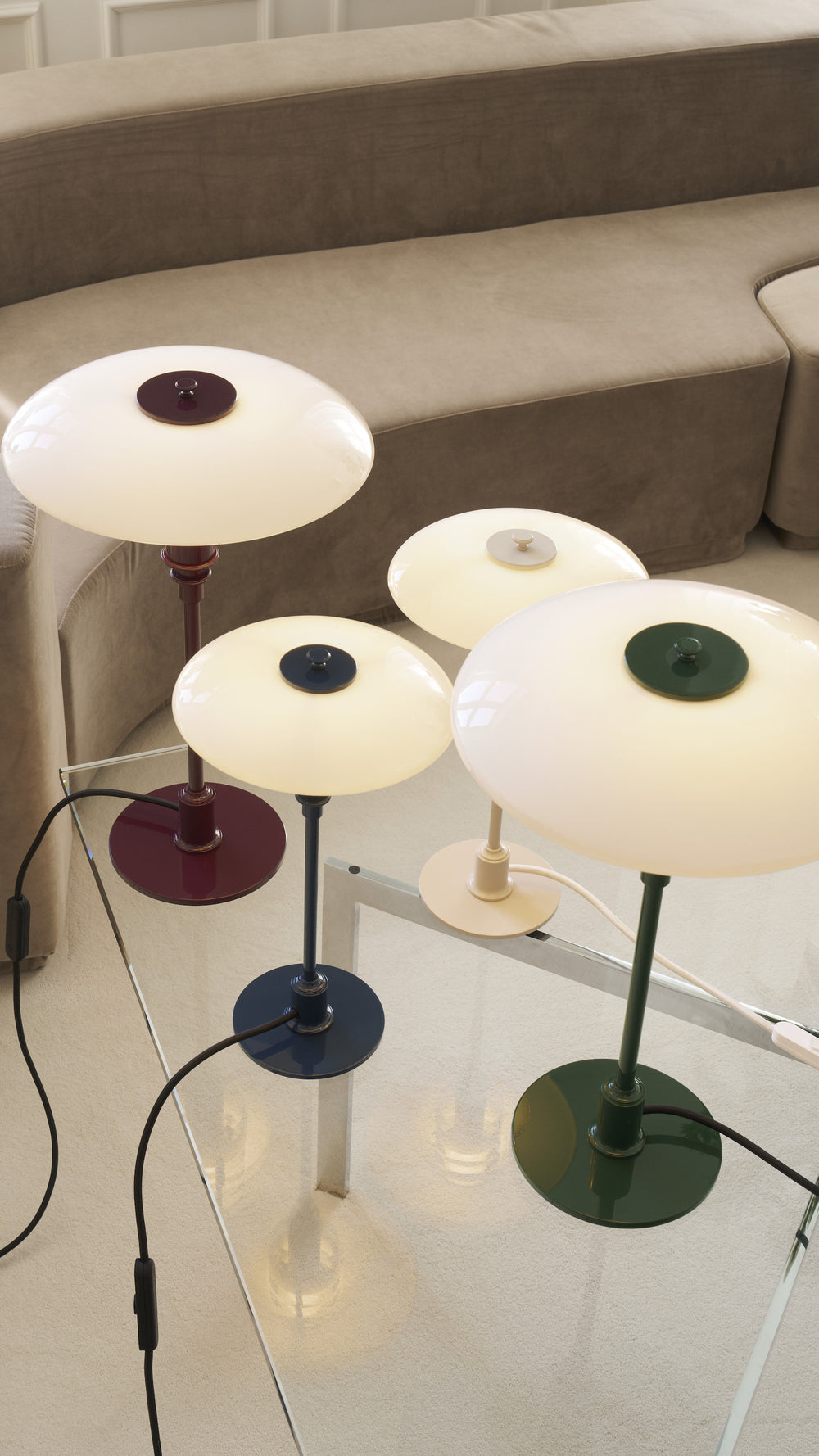 PH 3/2 Glass Table Lamp