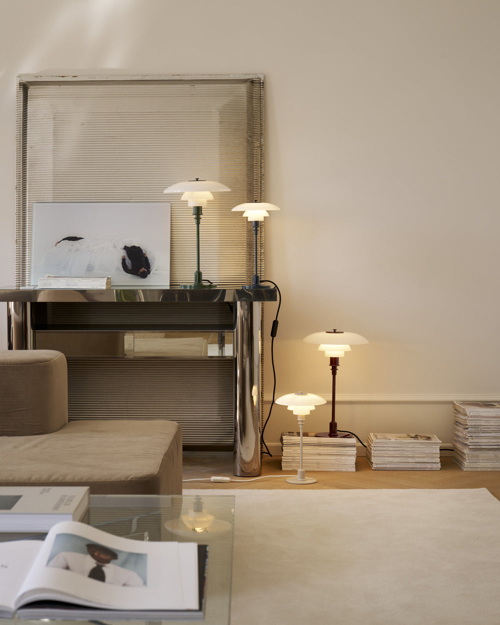 PH 3/2 Glass Table Lamp