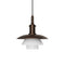 PH 3/3 Pendant Light  option Aged Brass Opal Glass
