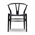 CH24 Wishbone Chair with Black Paper Cord