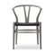 CH24 Wishbone Chair with Black Paper Cord  option Beech / Clay