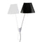 Costanzina Wall Sconce  option Liquorice Black / Aluminum
